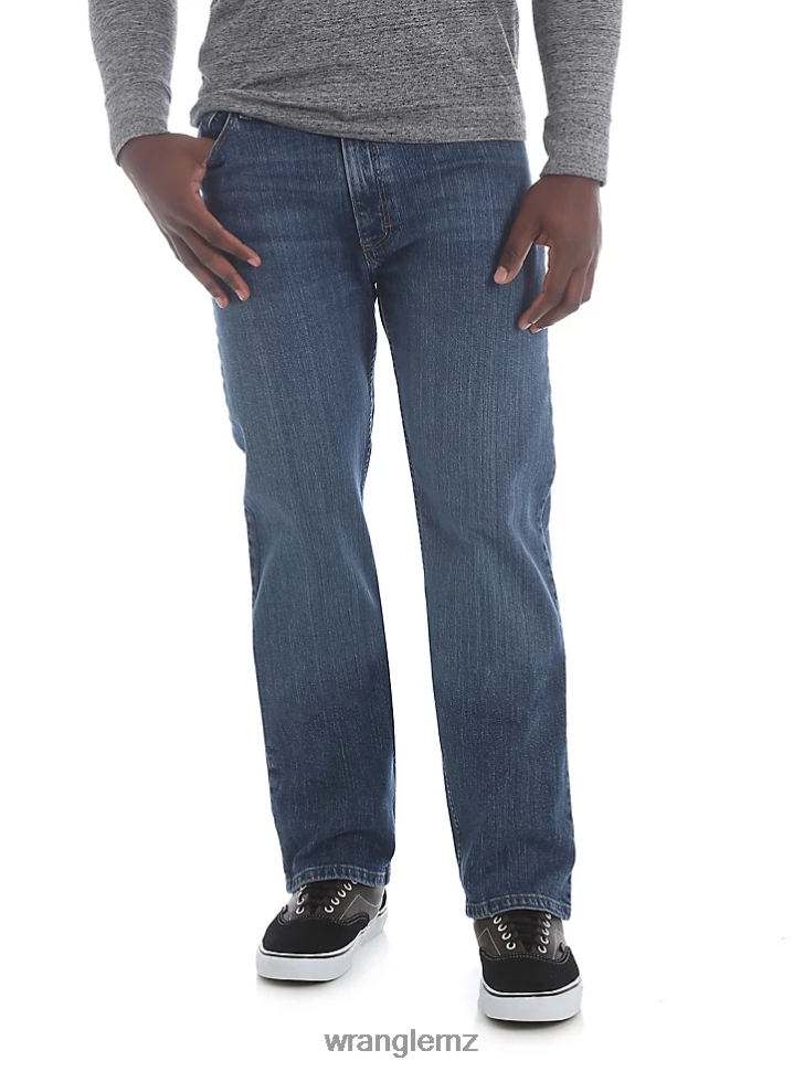 Wrangler Five Star Premium Denim Flex For Comfort Regular Fit Jean Dark Stonewash (96FXVSD) Men Clothing DRL6LH139