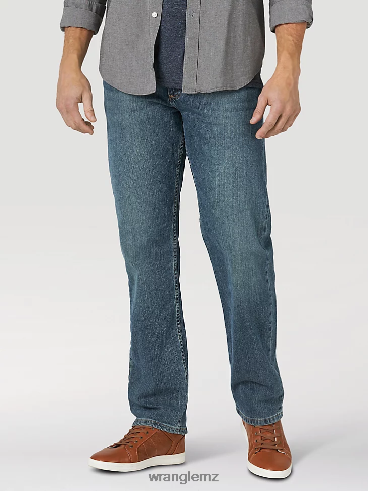 Wrangler Relaxed Fit Flex Jean Grey Tint (MGW15GT) Men Clothing DRL6LH171