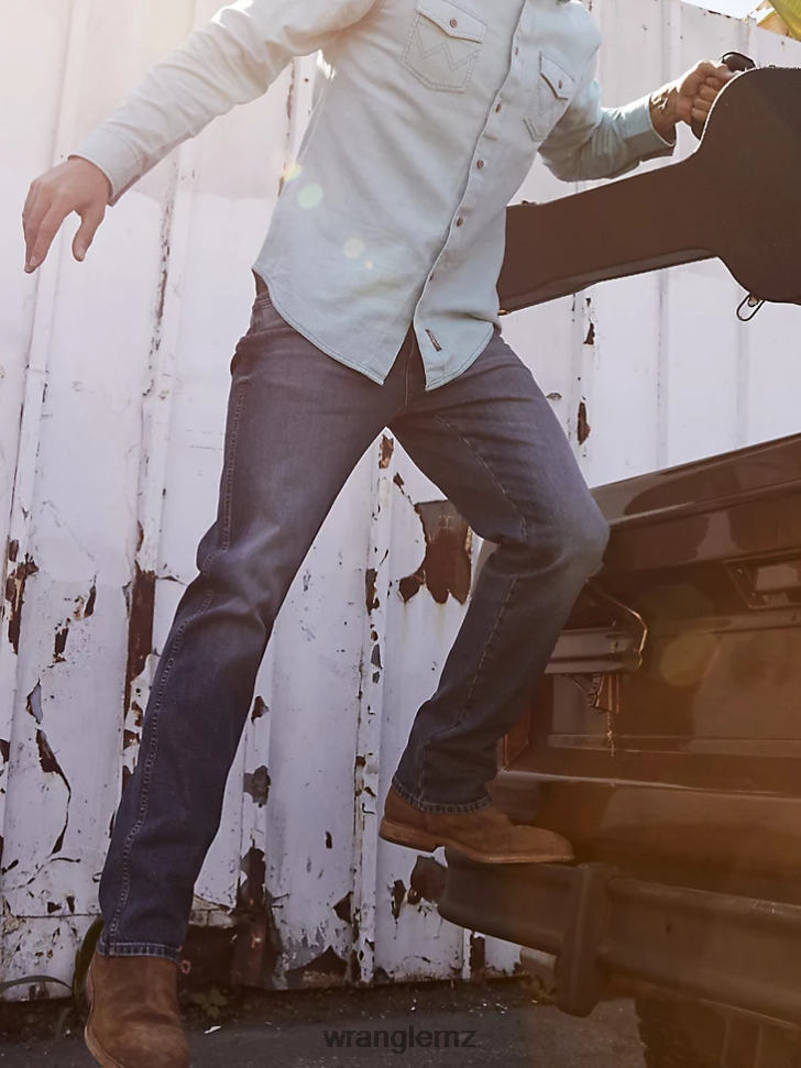 Wrangler Retro Slim Fit Straight Leg Jean Cleburn (88MWZCB) Men Clothing DRL6LH29