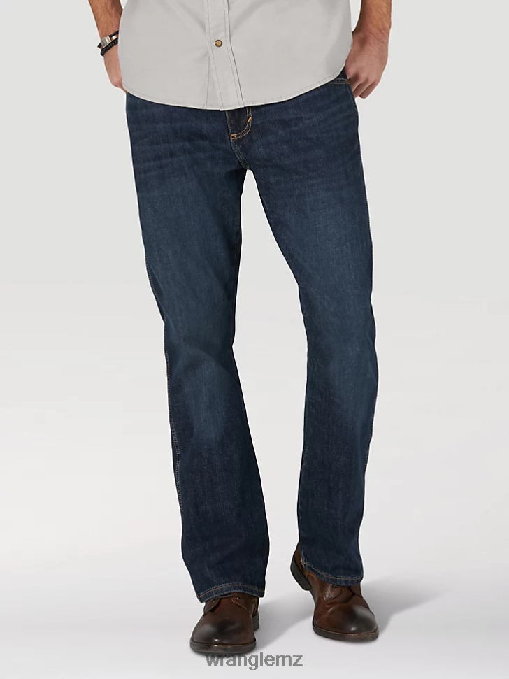 Wrangler Slim Fit Bootcut Jeans CB Wash (MGW77CB) Men Clothing DRL6LH182