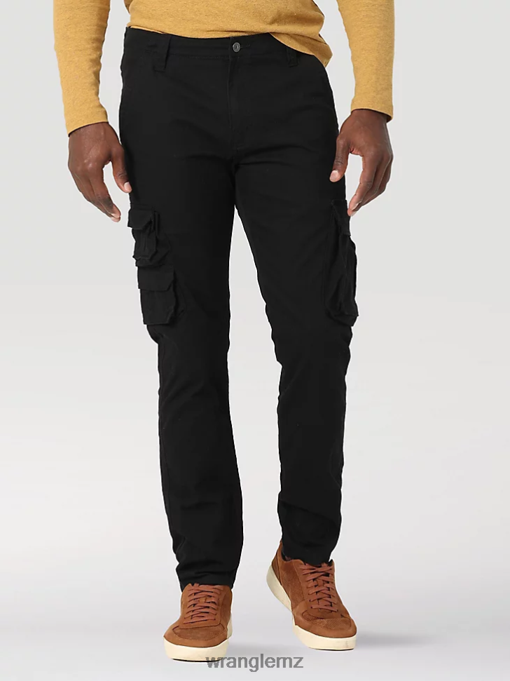 Wrangler Flex Tapered Cargo Pant Black (112326301) Men Clothing DRL6LH229
