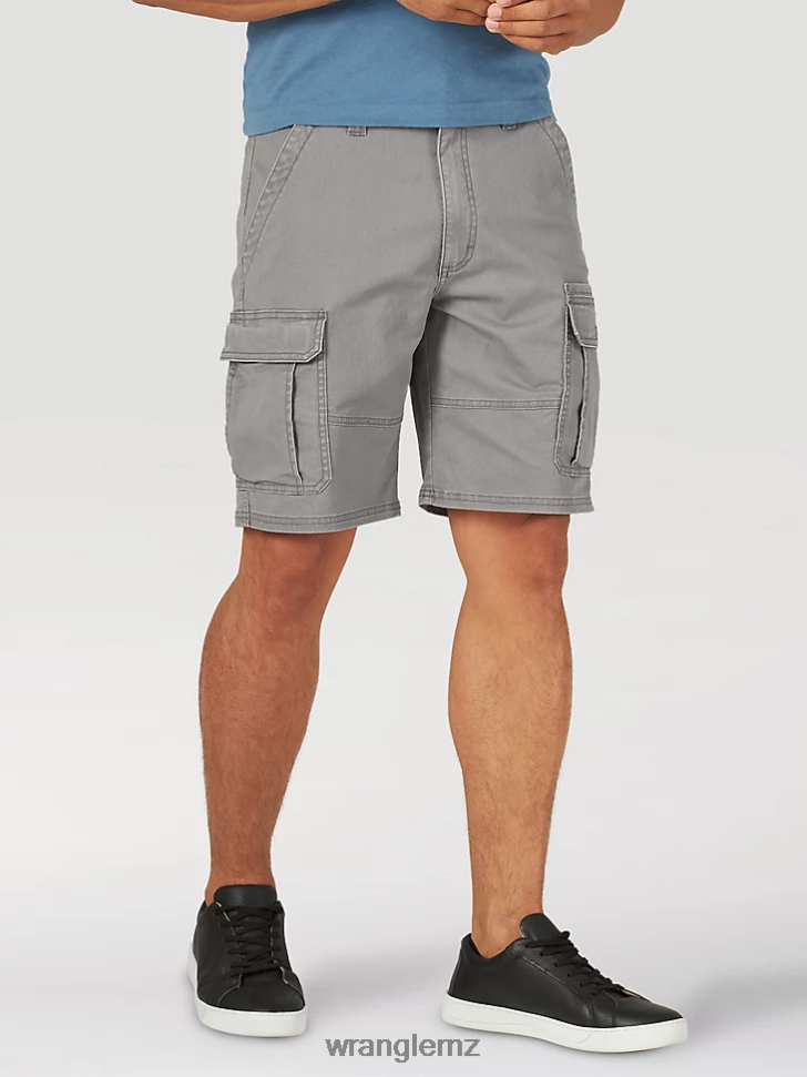 Wrangler Five Star Premium Cargo Short Gunmetal (112314950) Men Clothing DRL6LH513
