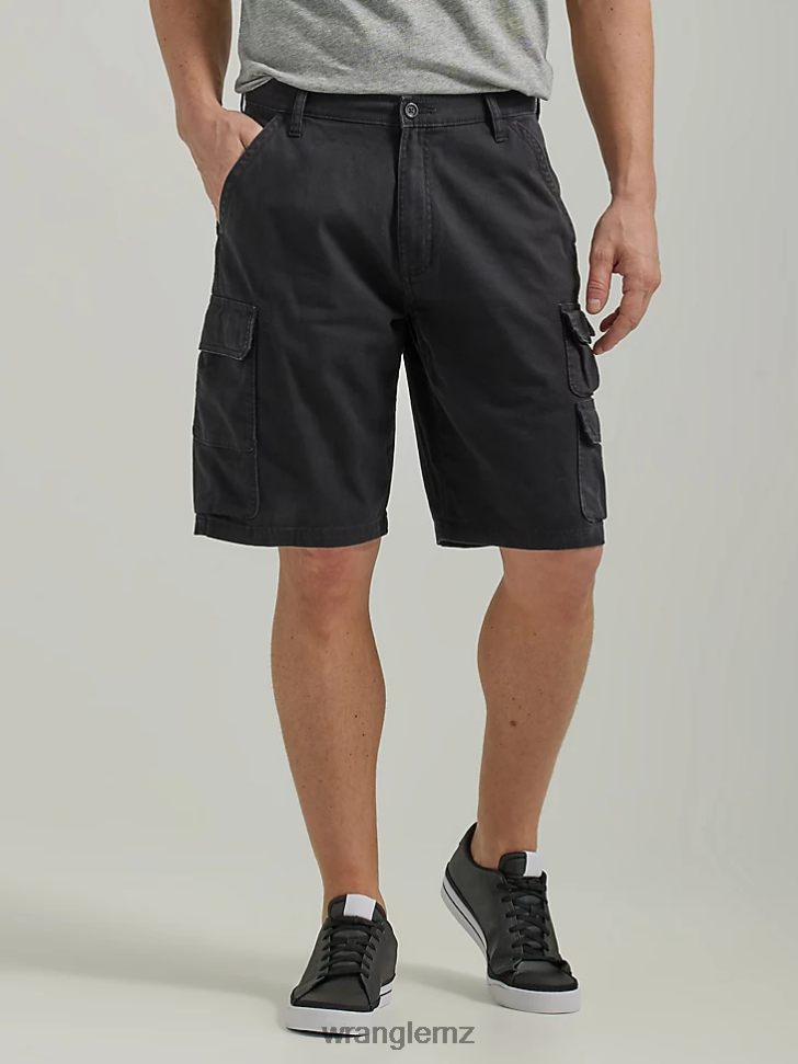 Wrangler Five Star Premium Stacked Cargo Short Black (112336360) Men Clothing DRL6LH528