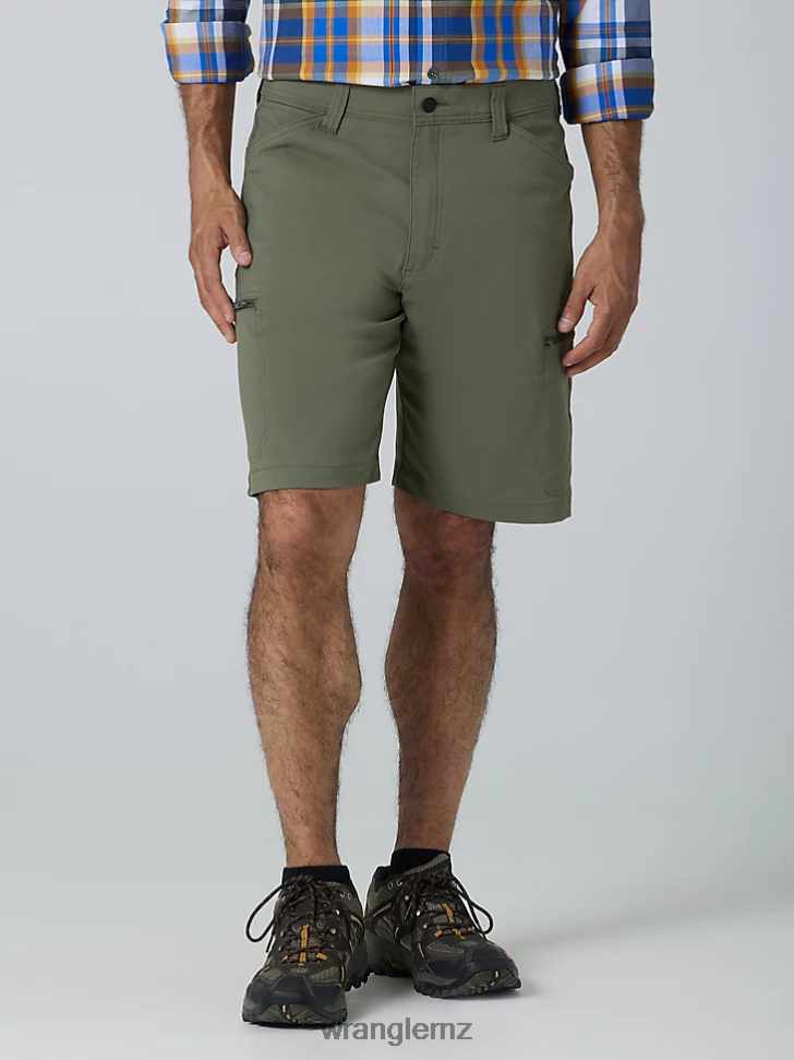 Wrangler Outdoor Performance Utility Short Dusty Olive (112336155) Men Clothing DRL6LH606