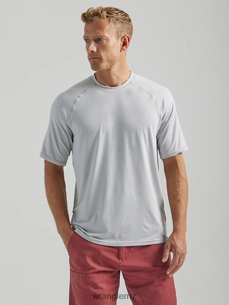 Wrangler ATG Performance Knit Shirt Harbor Mist (112331282) Men Clothing DRL6LH641