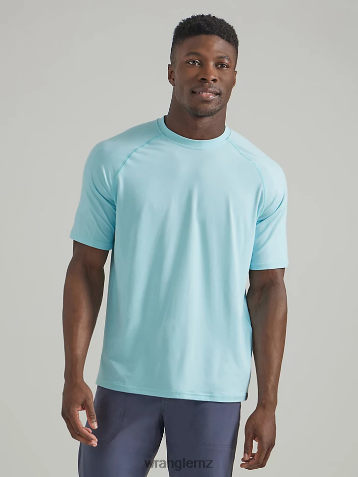 Wrangler ATG Performance Knit Shirt Sky (112331266) Men Clothing DRL6LH291