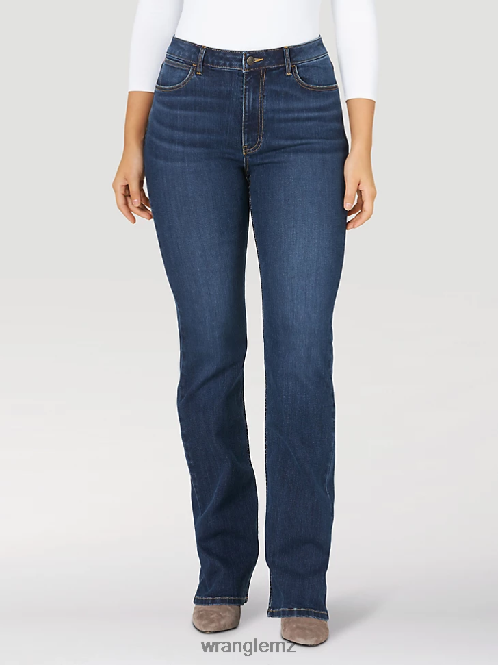 Wrangler High Rise Bold Boot Jean Stockton (MT1BTSN) Women Clothing DRL6LH733