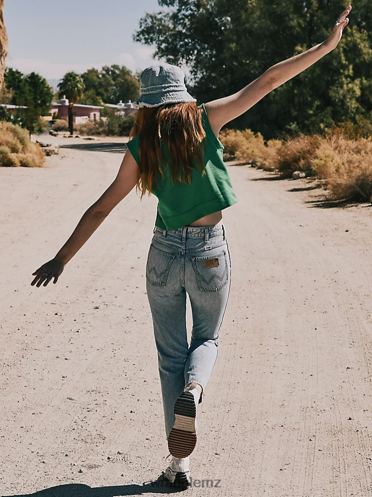 Wrangler Wild West 603 High Rise Straight Jean Honolua (112334569) Women Clothing DRL6LH765