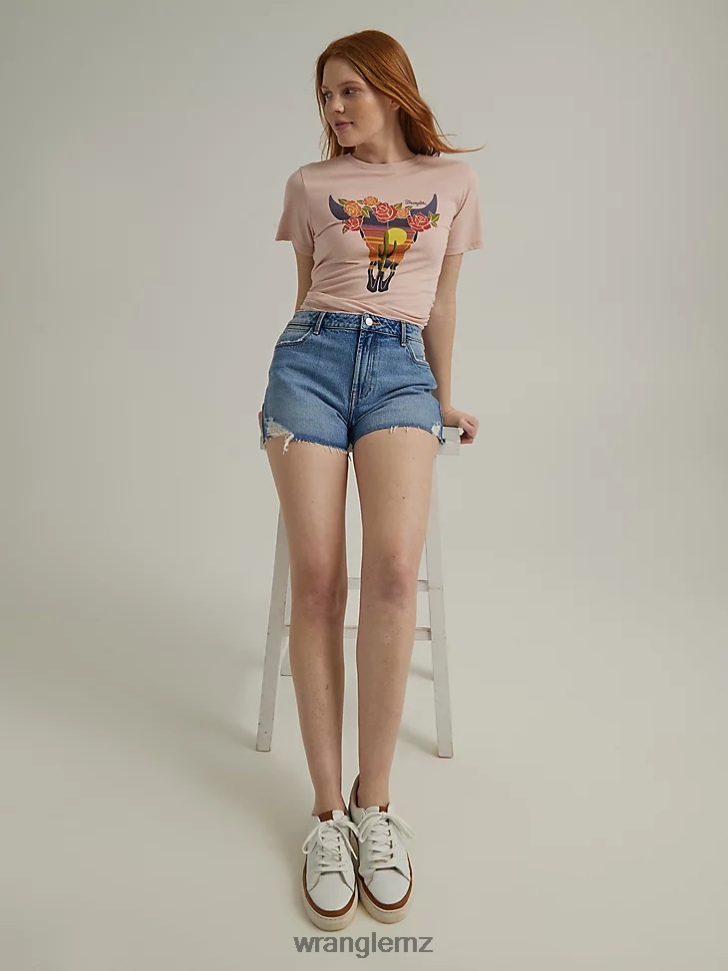 Wrangler High Rise Vintage Cut-Off Short Marigold (112333490) Women Clothing DRL6LH840